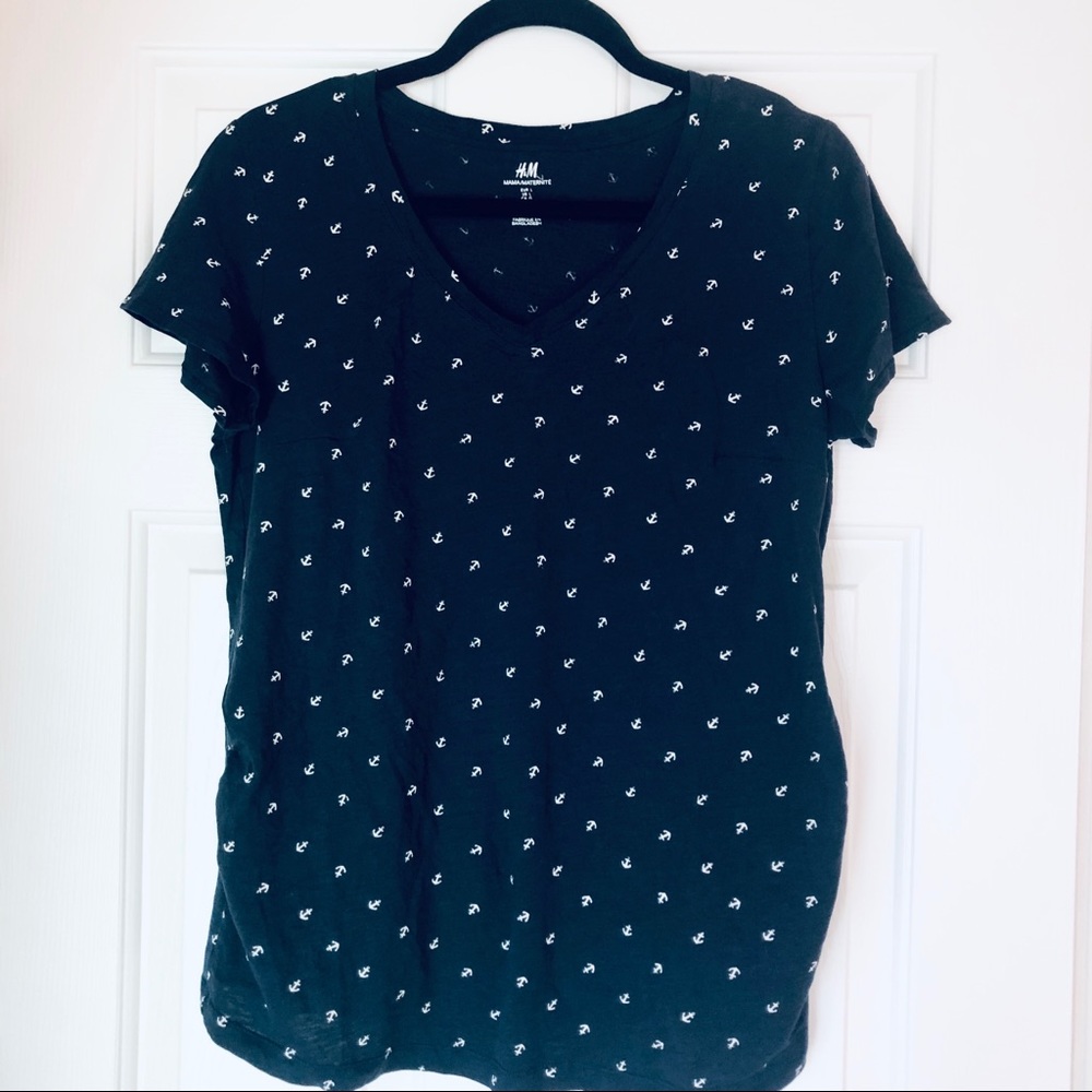 Cute H&M Maternity Anchor Shirt